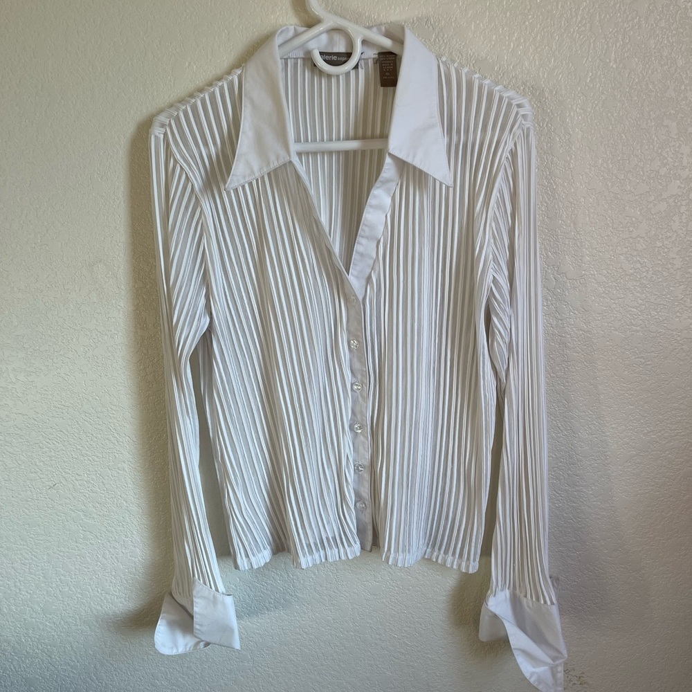 Valerie Separates White Button Down - image 1